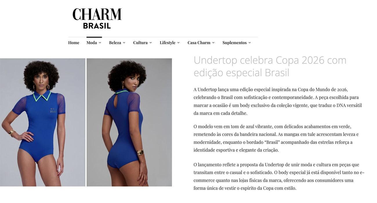 Undertop no site da Revista Charm