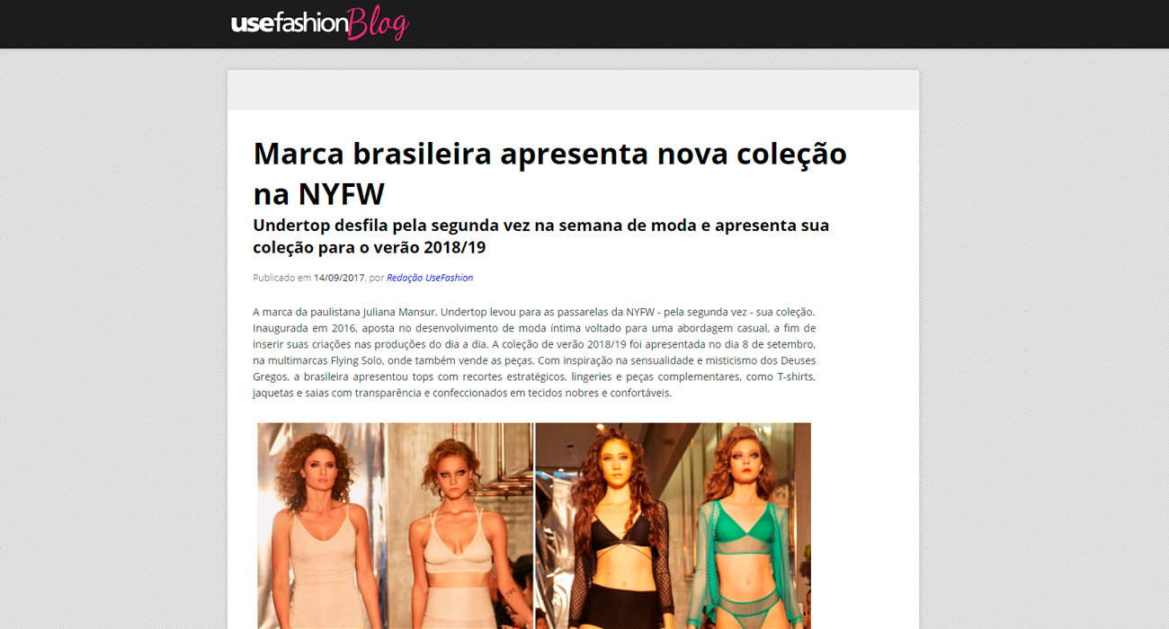 Undertop na UseFashion Blog