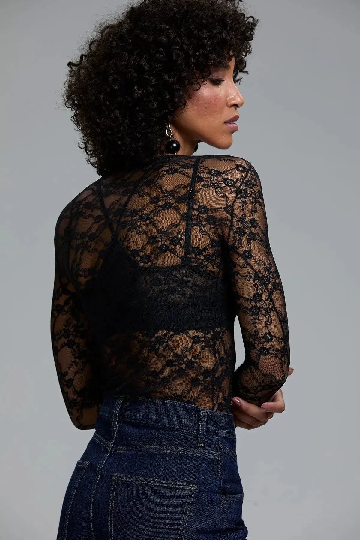 BLUSA RENDA UT Preto