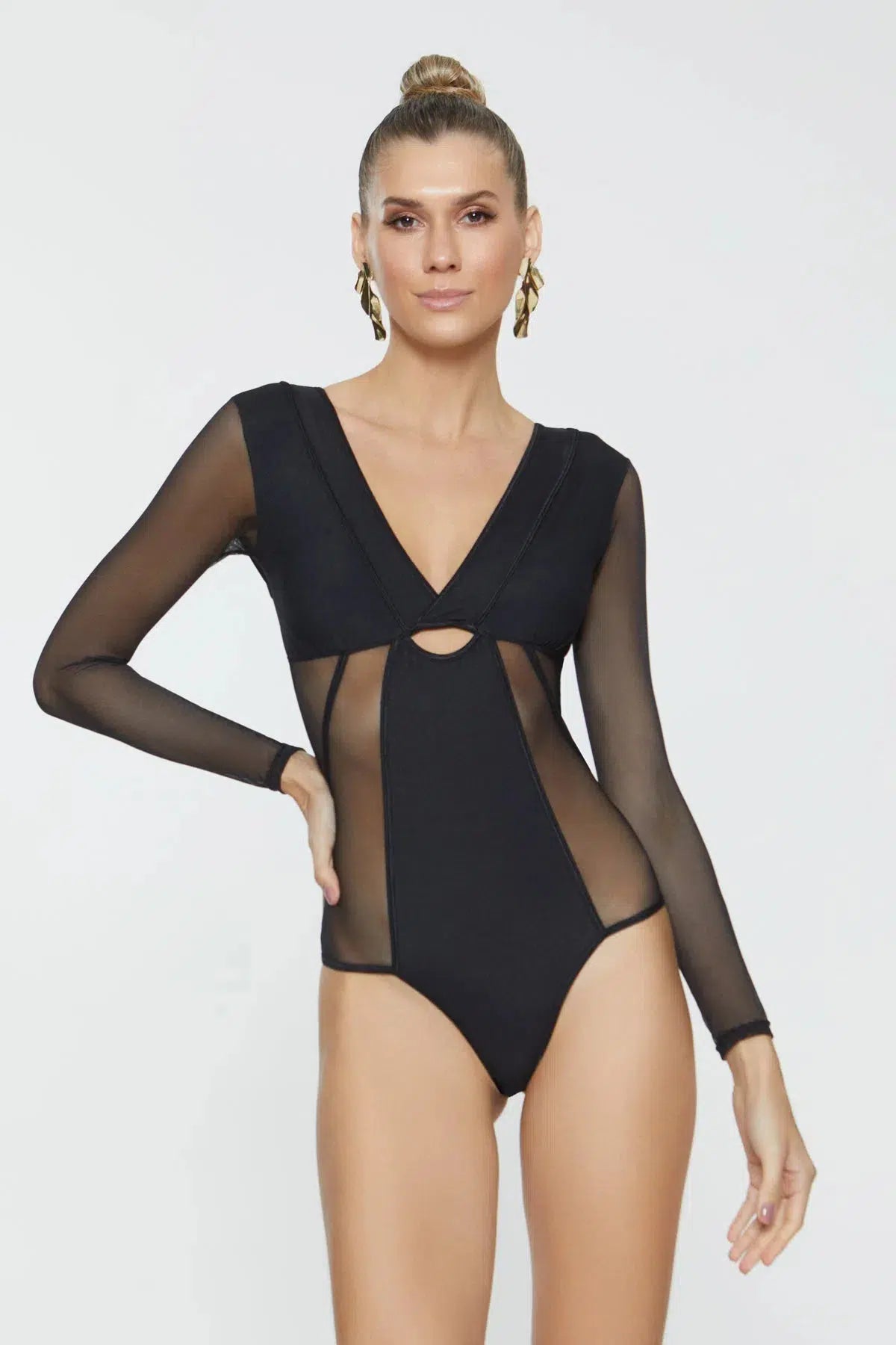 Body Dália Fio Preto