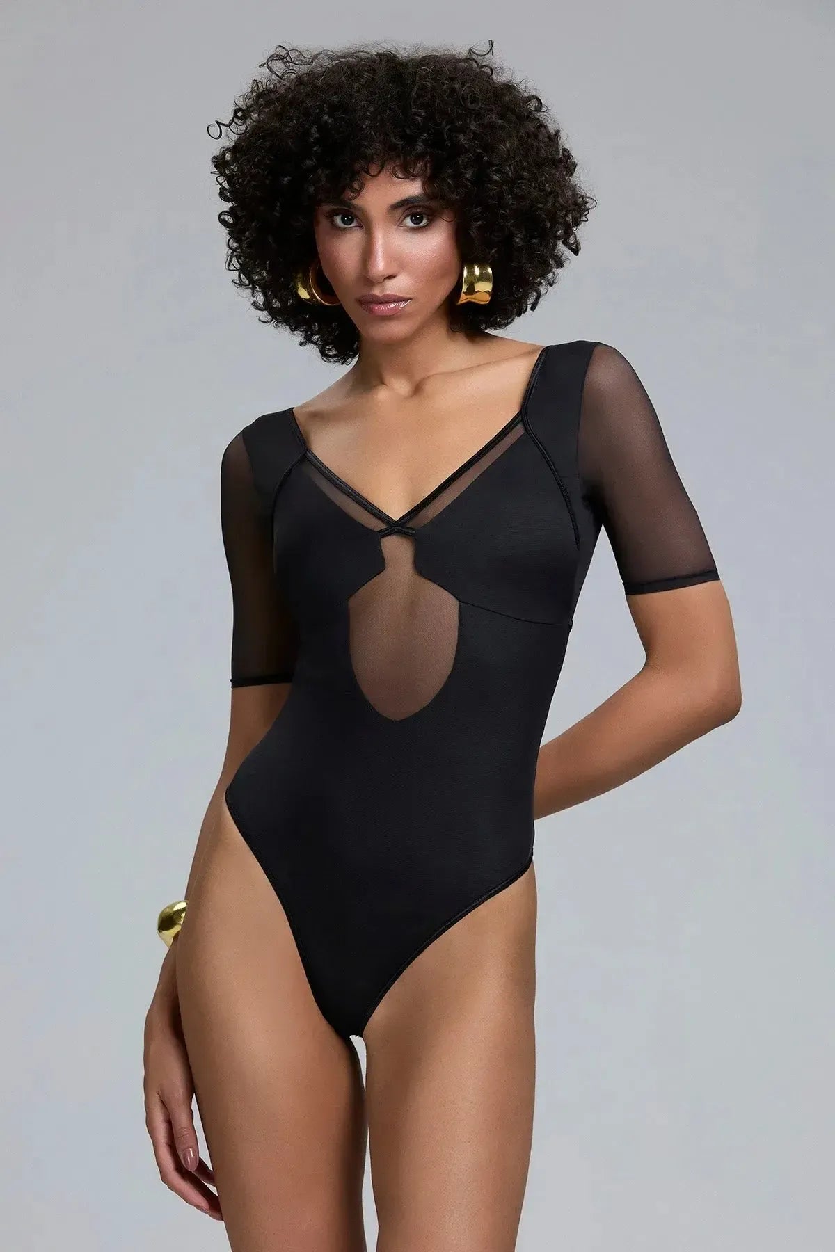 Body Fio Evelyn Preto