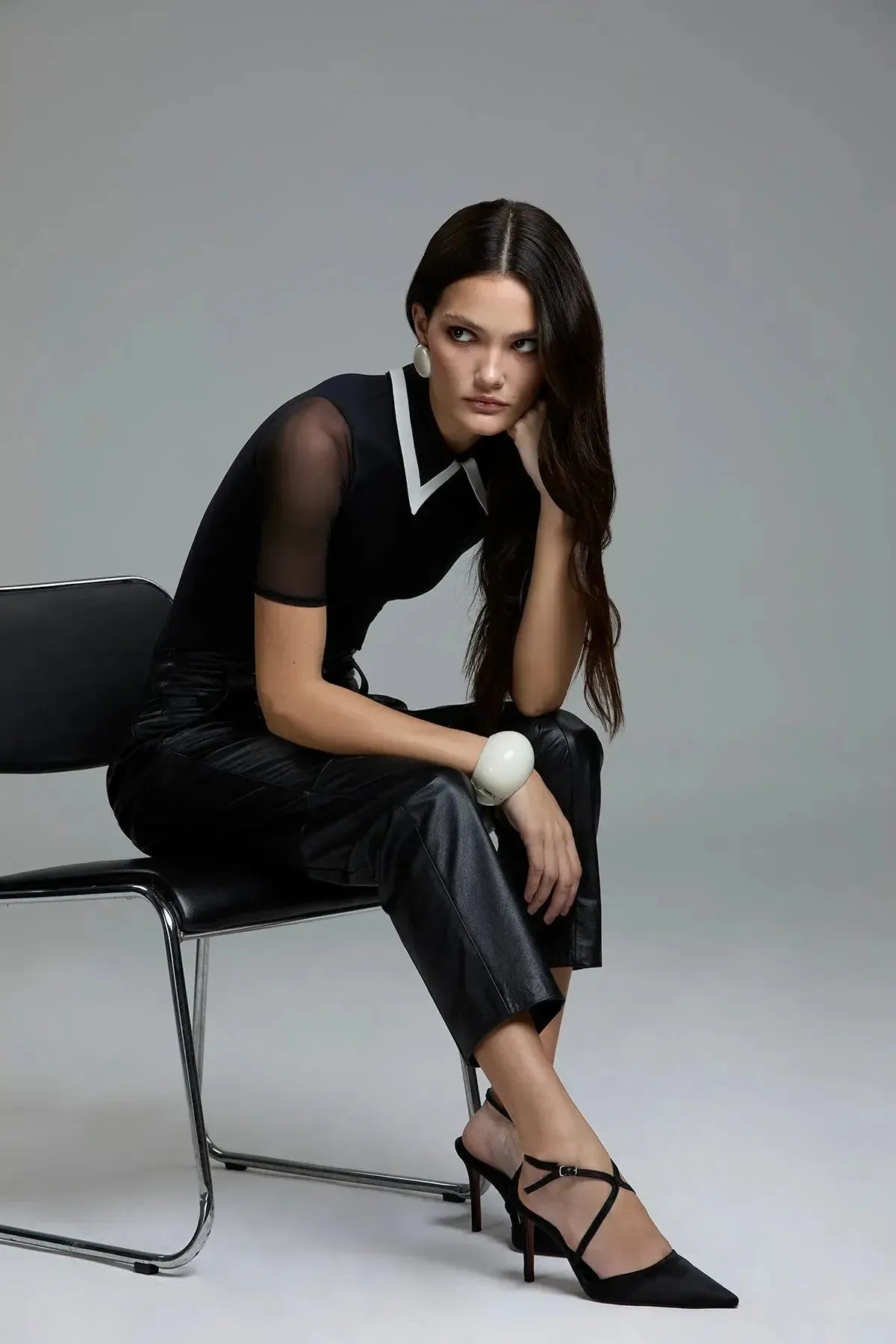 Body Fio Grace PRETO/GELATO