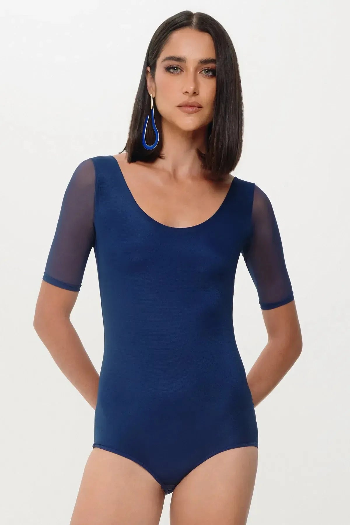 Body Luciana Basic Marinho