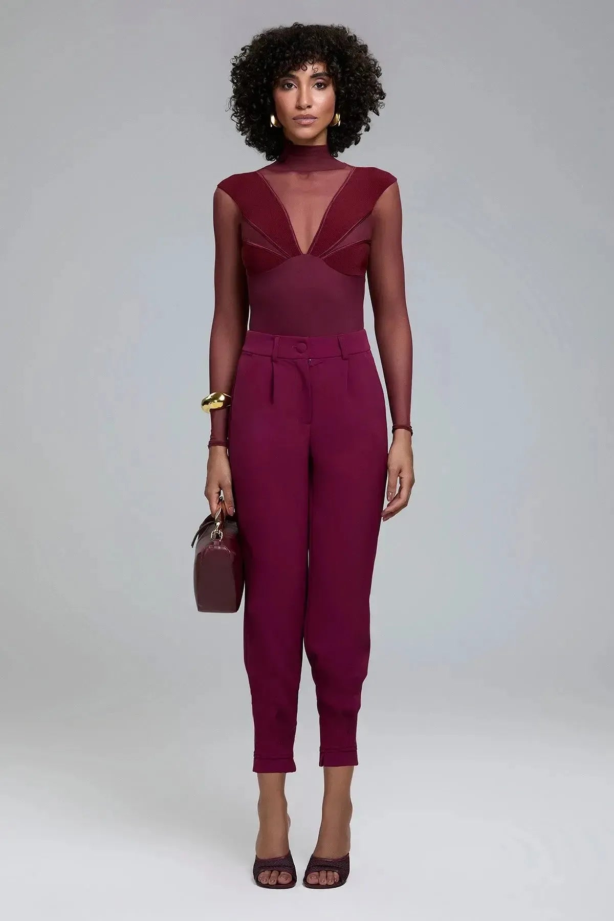 Calça Angelica Bordô