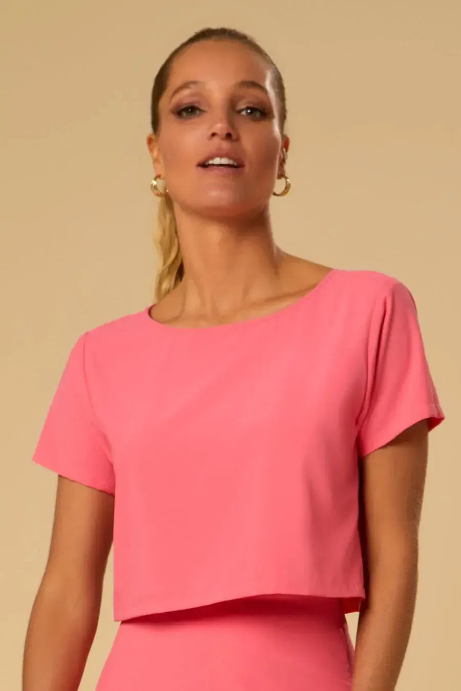 Cropped Lana Rosa Chiclete