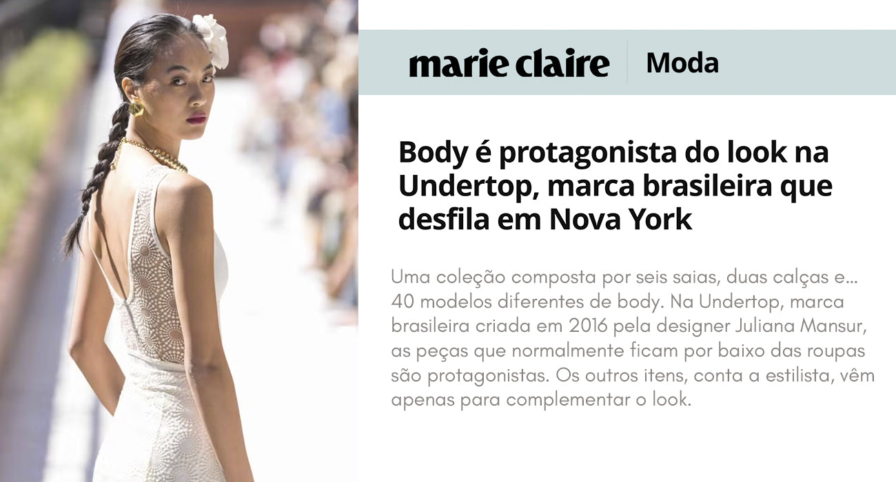 Undertop no Site da Marie Claire