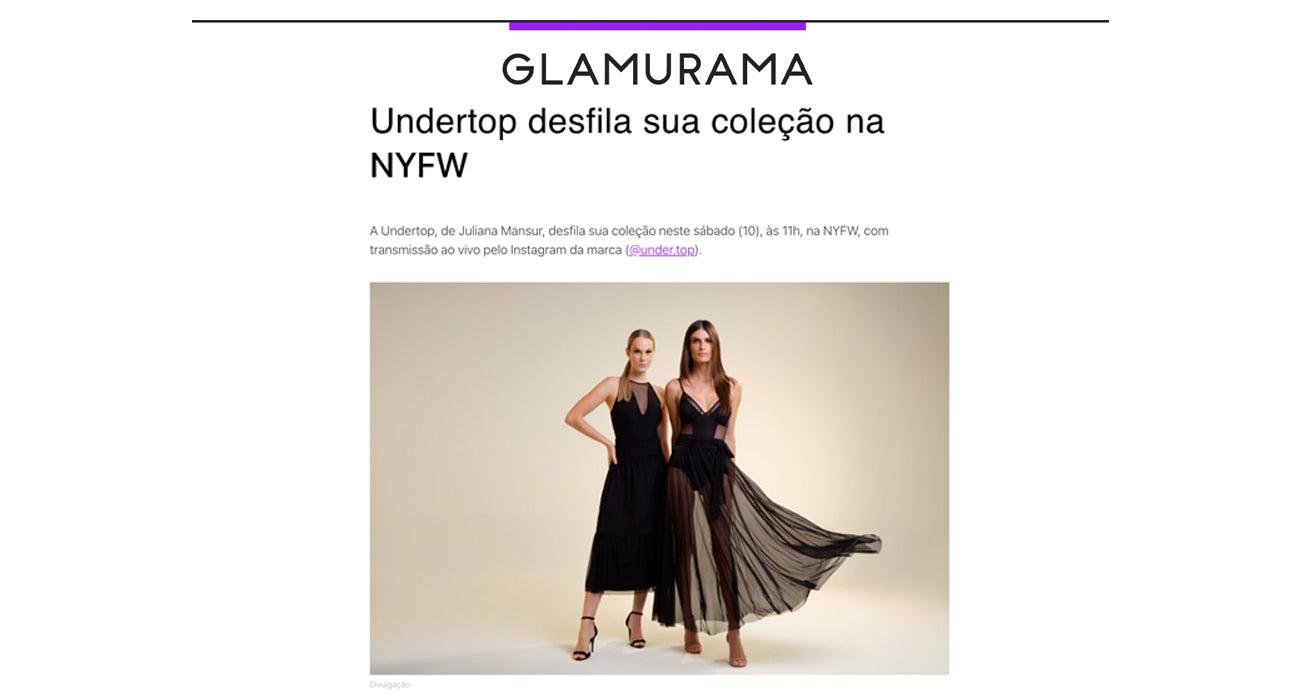 Undertop no site Glamurama