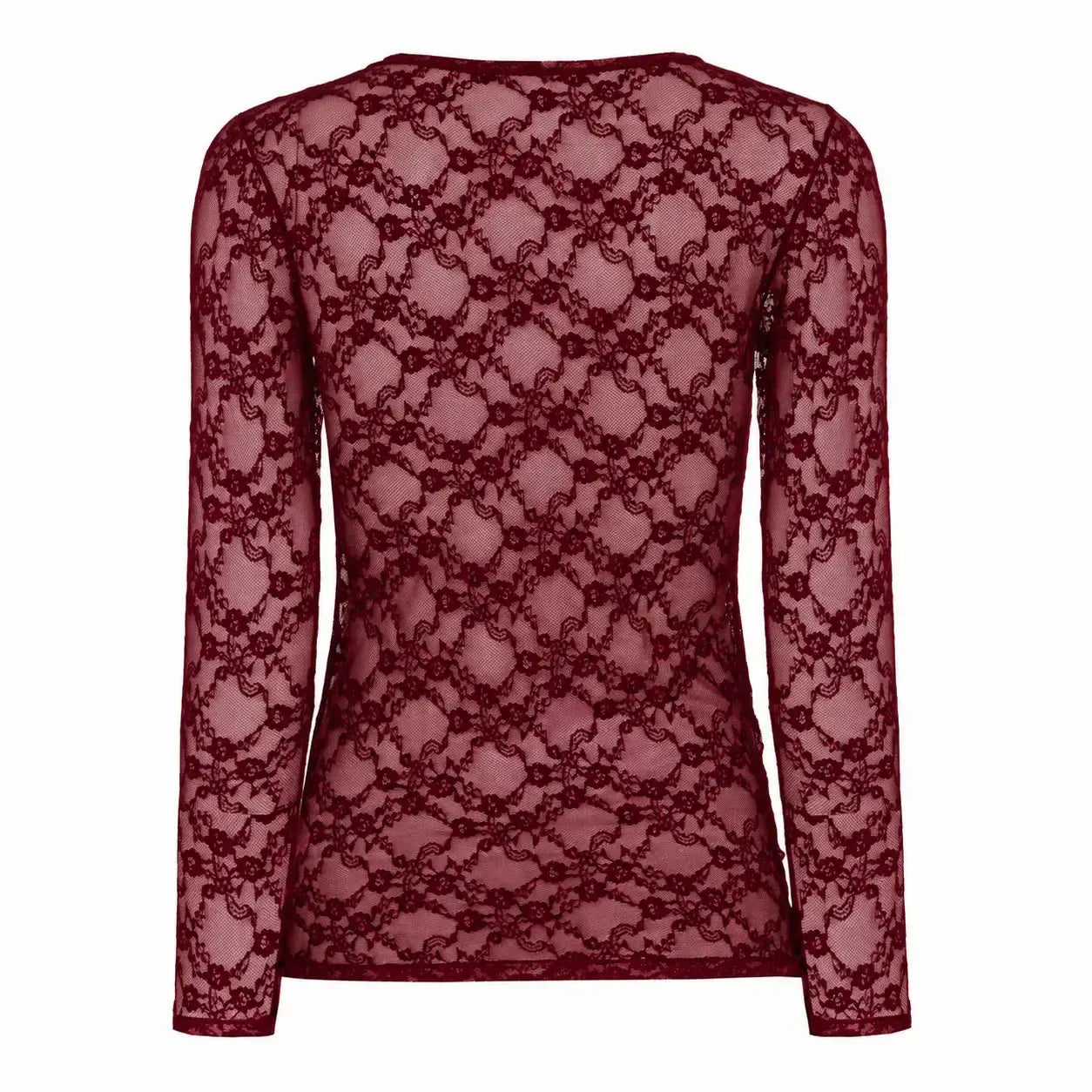 BLUSA RENDA UT Bordô