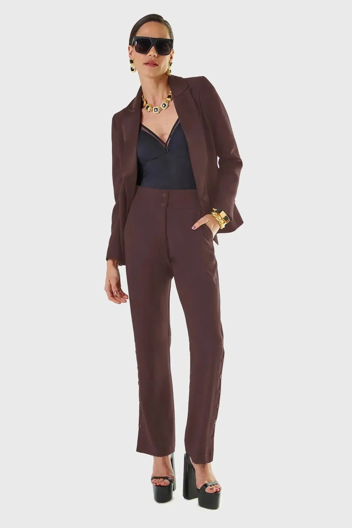 Blazer Daniela Marrom