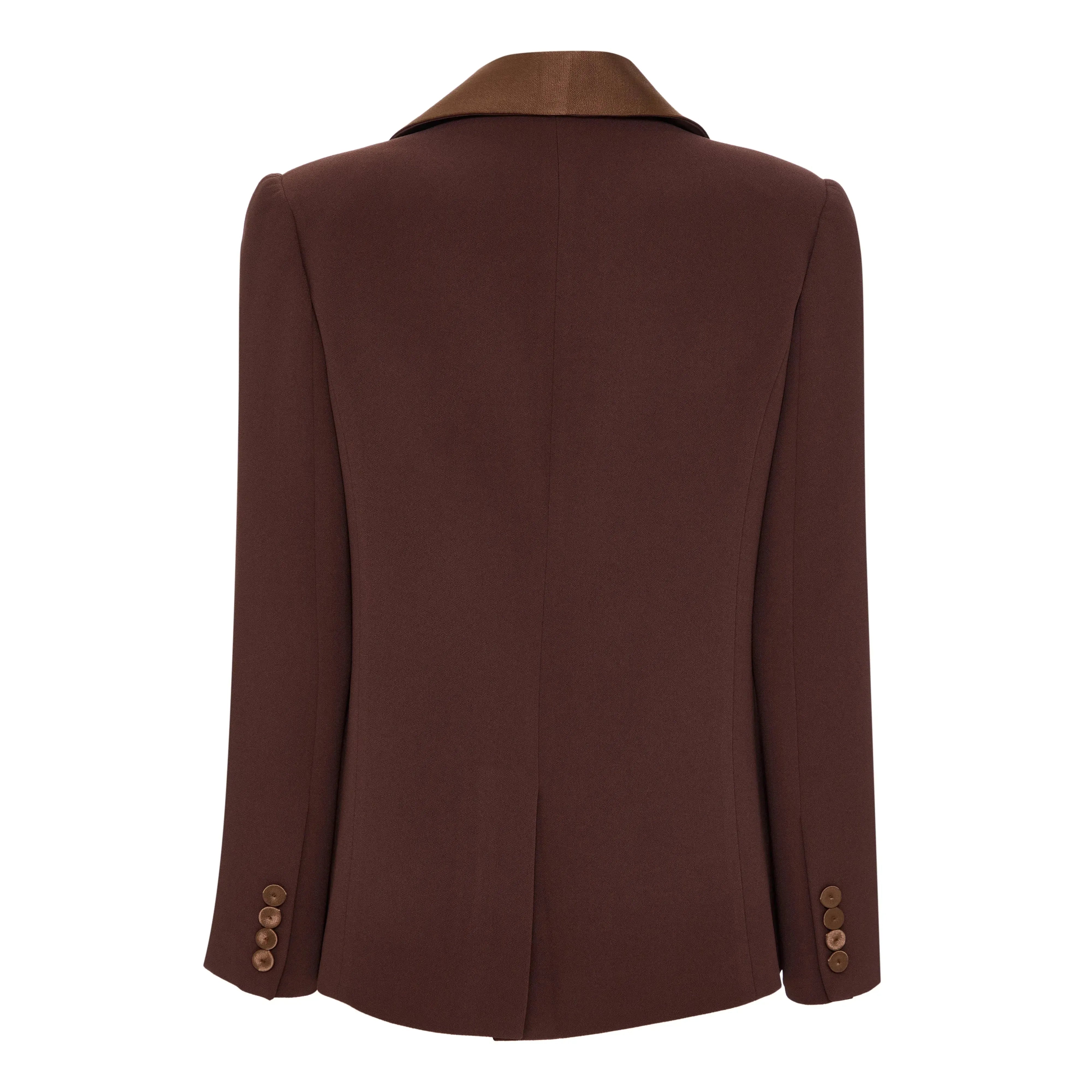 Blazer Marie Marrom