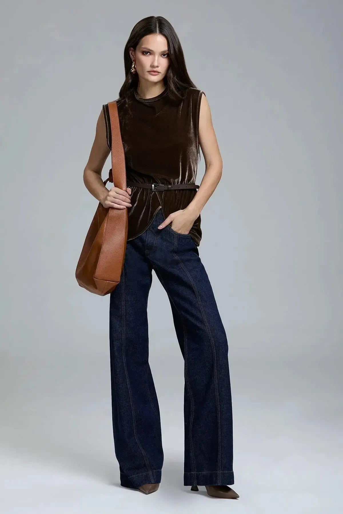 Blusa Ana Marrom