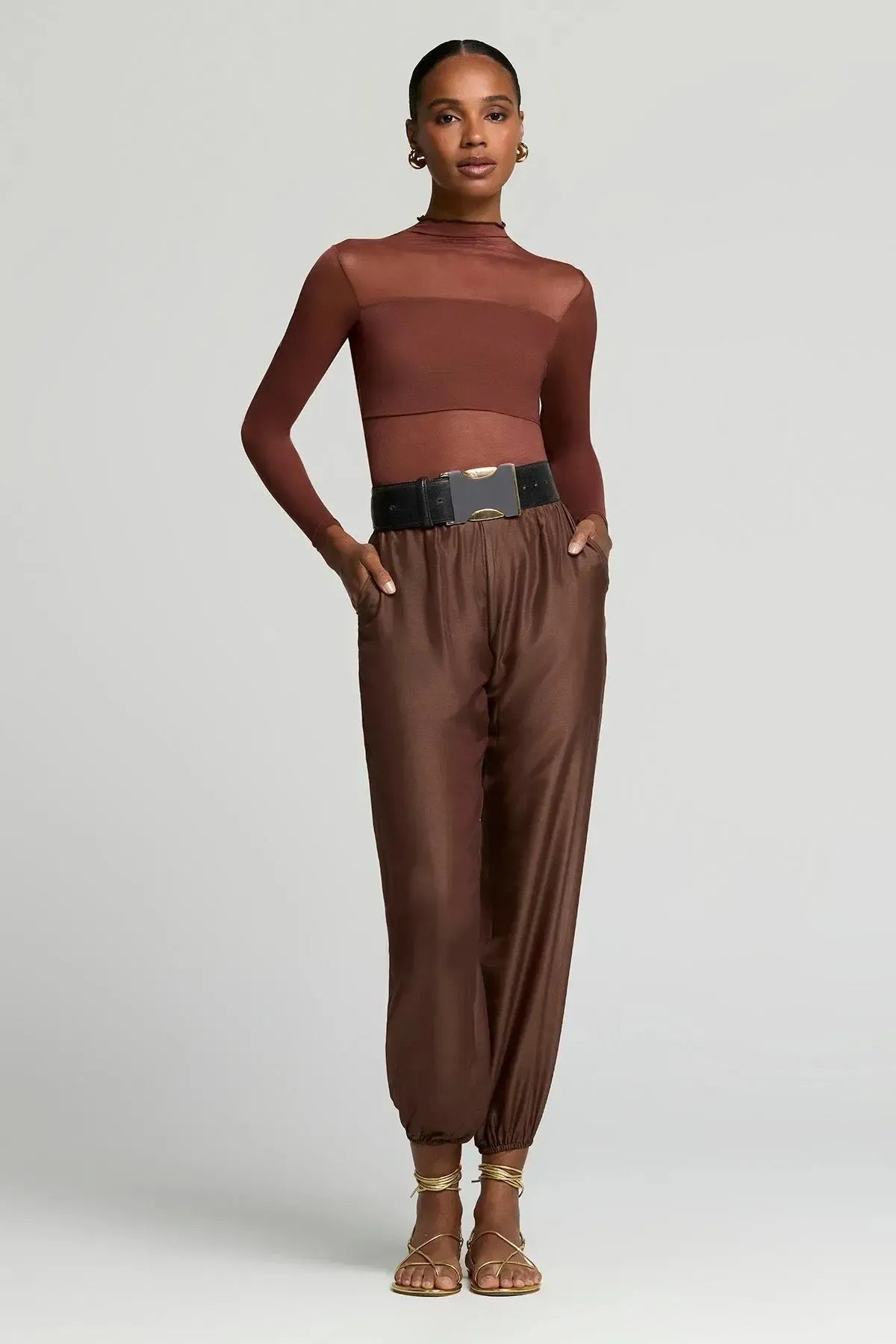 Blusa Aurora Marrom