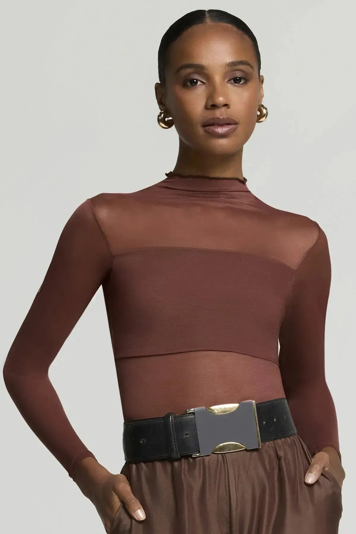 Blusa Aurora Marrom
