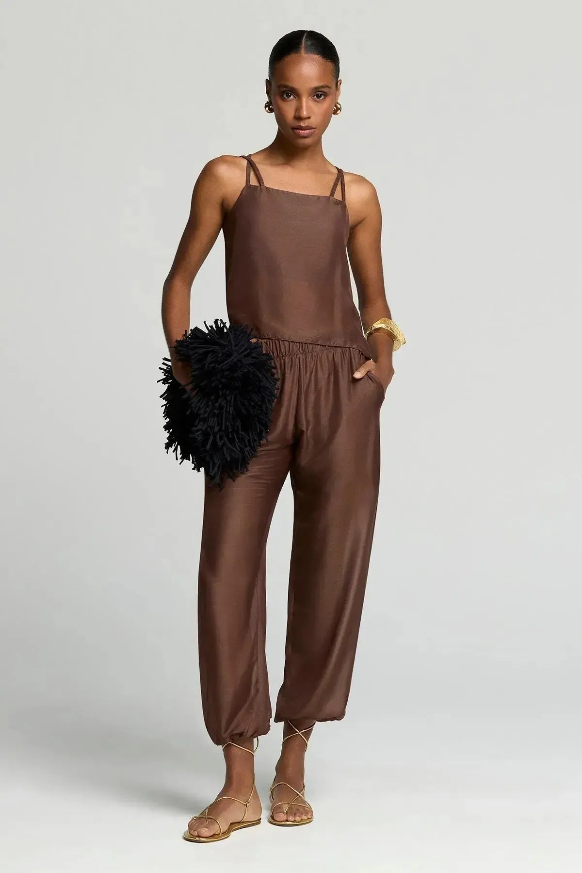 Blusa Fernanda Marrom