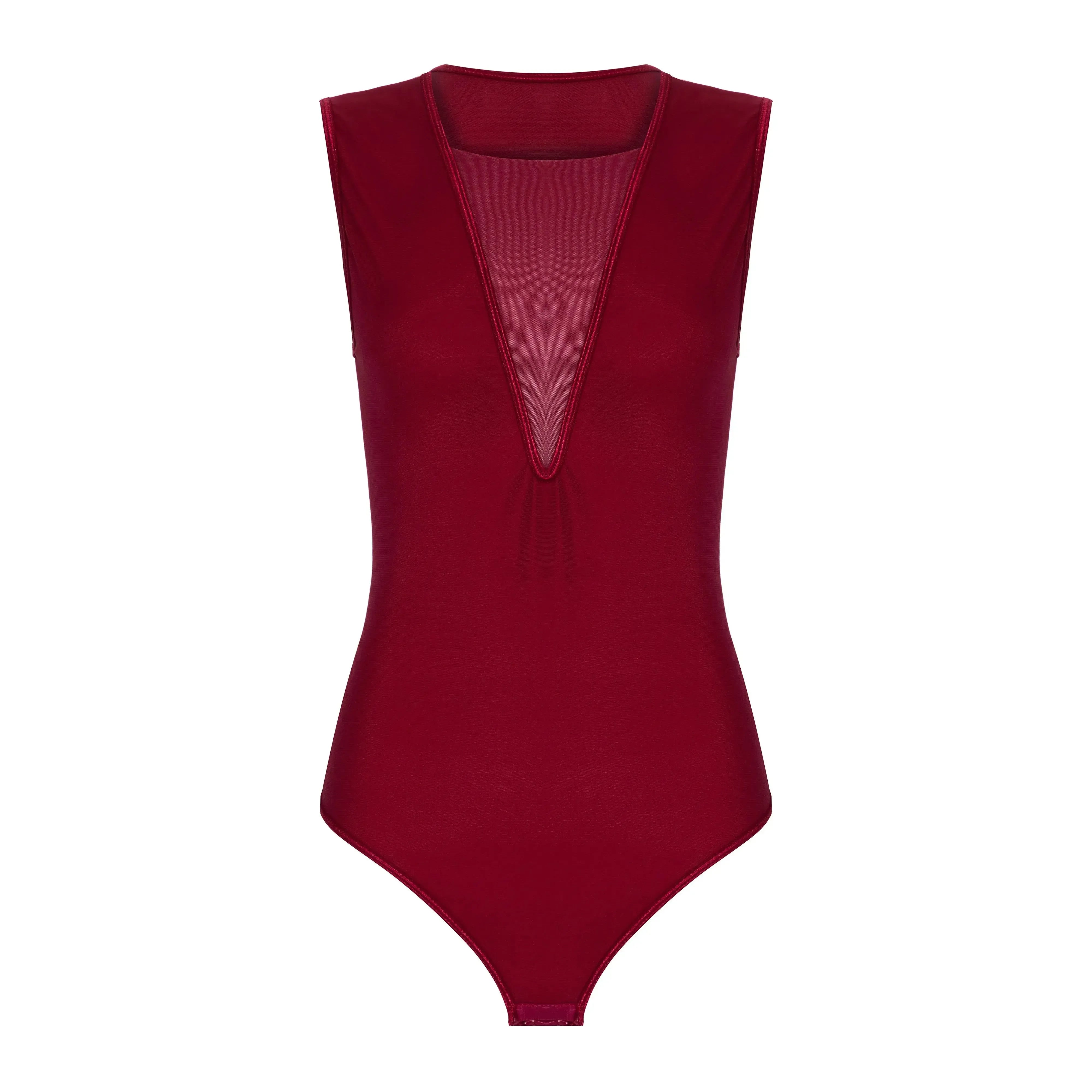 Body Ana Fio Vermelho