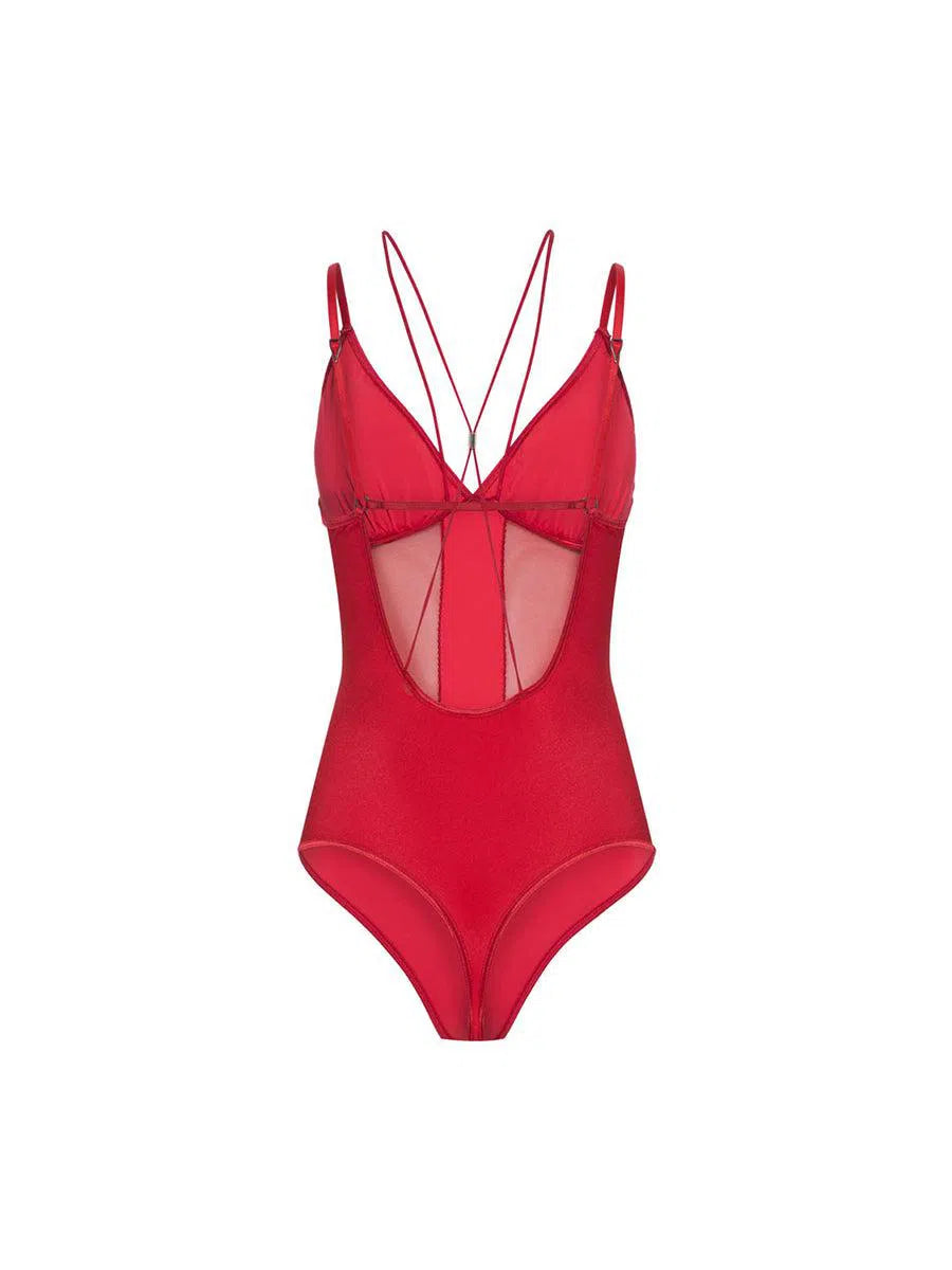 Body Fio Elena Vermelho