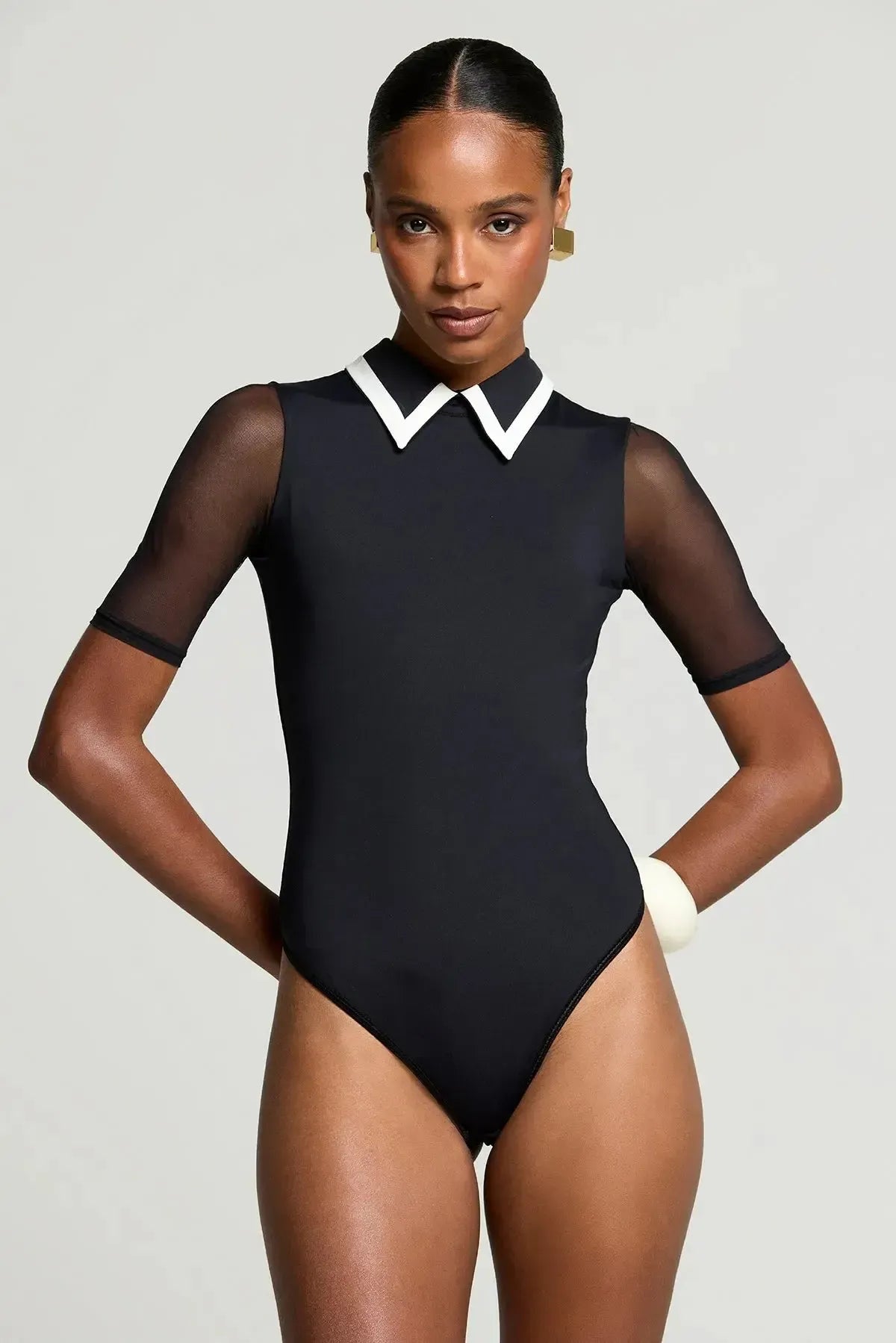 Body Fio Grace PRETO/GELATO
