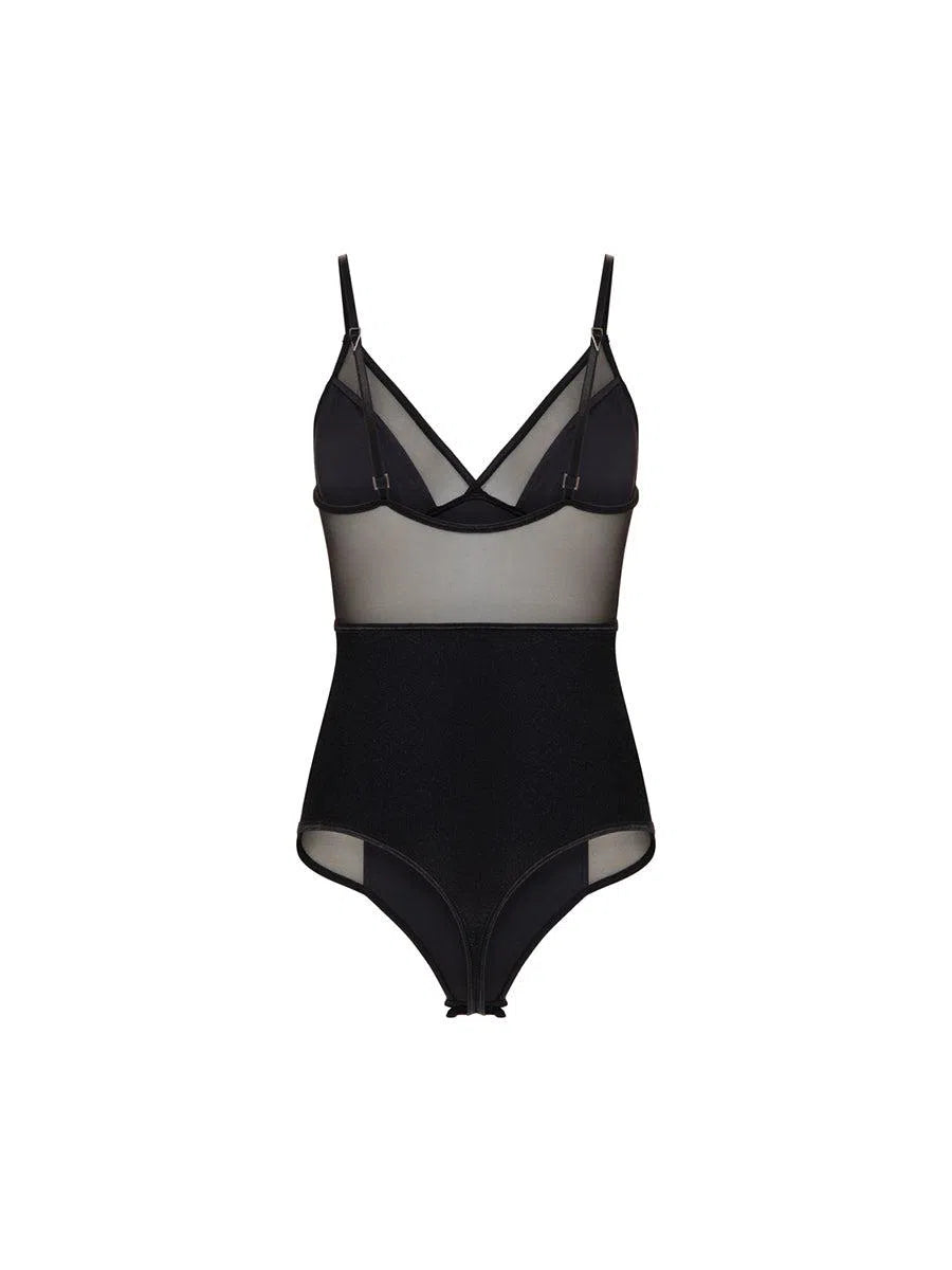 Body Fio Miosótis Preto