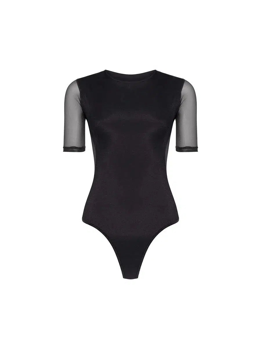 Body Fio Orquídea Preto