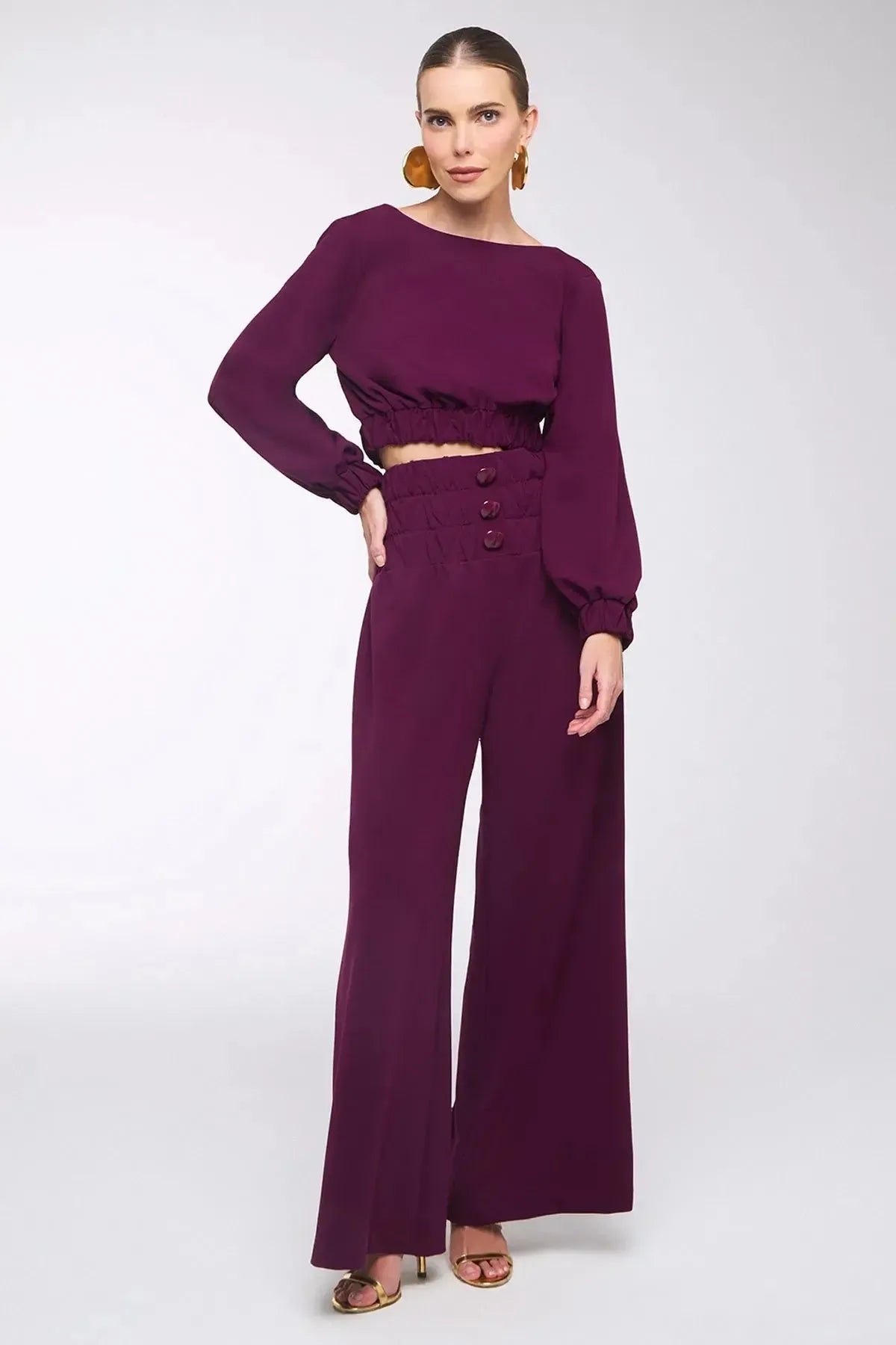 Calça Beatriz Uva