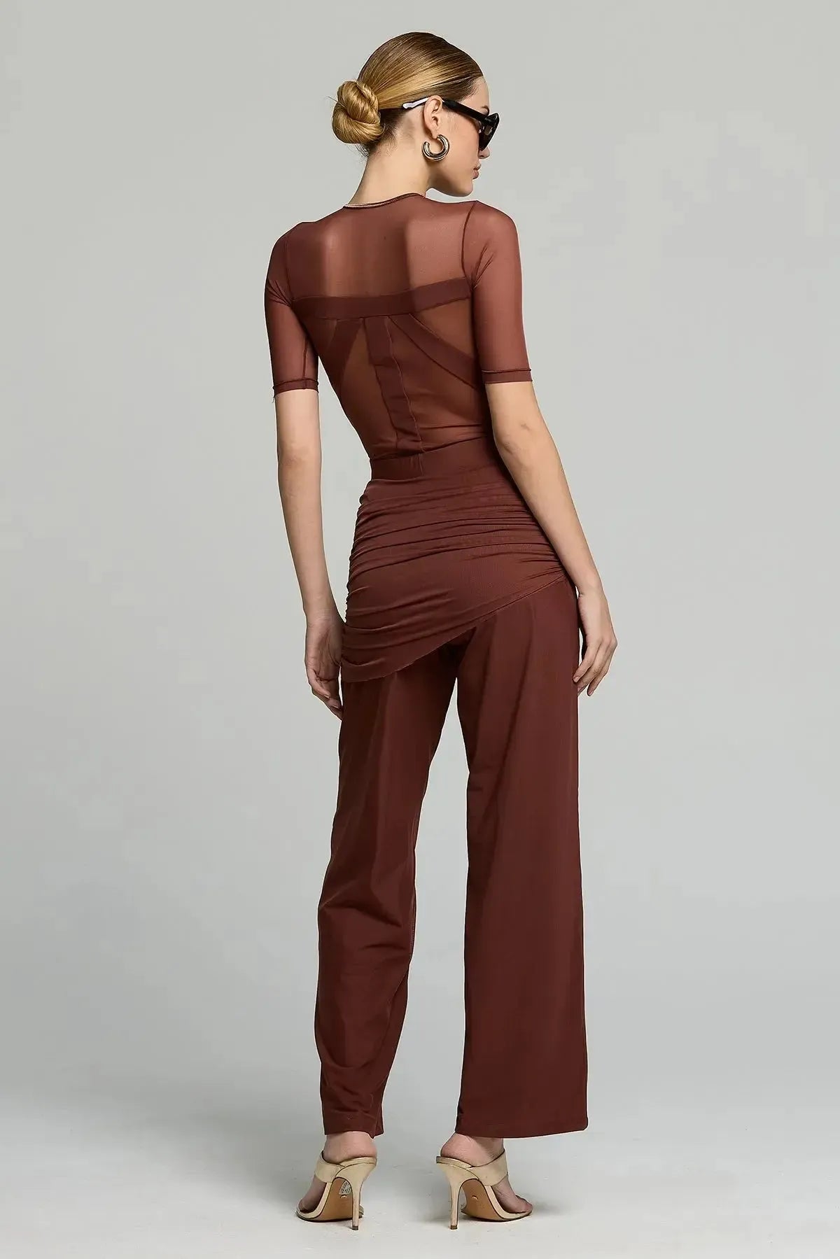 Calça Cláudia Marrom