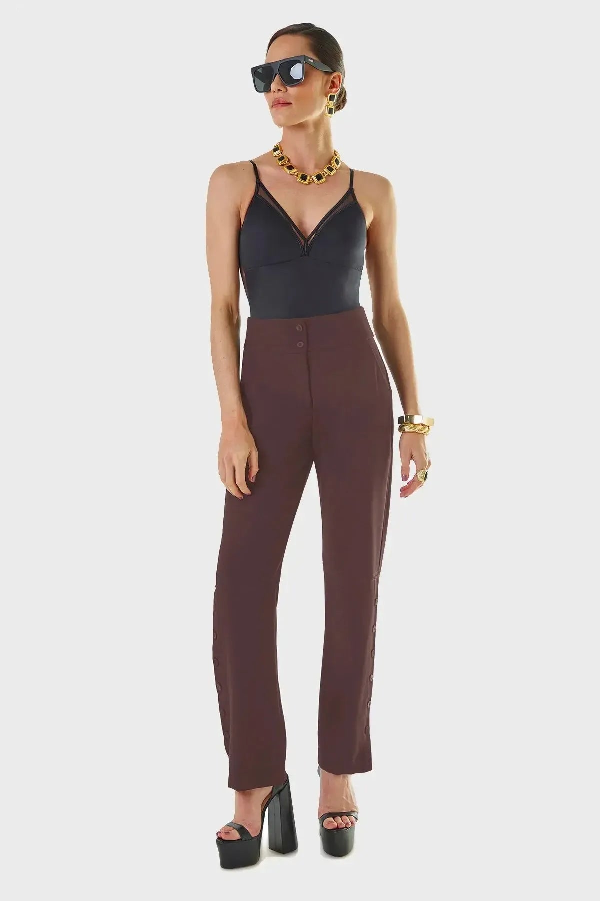 Calça Laíse Marrom