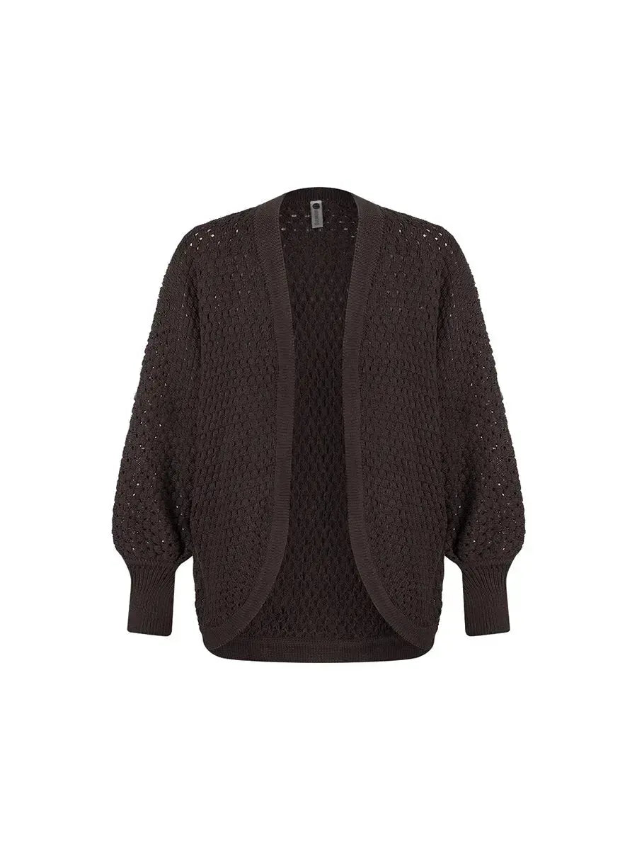 Casaco Tricot Margot Marrom