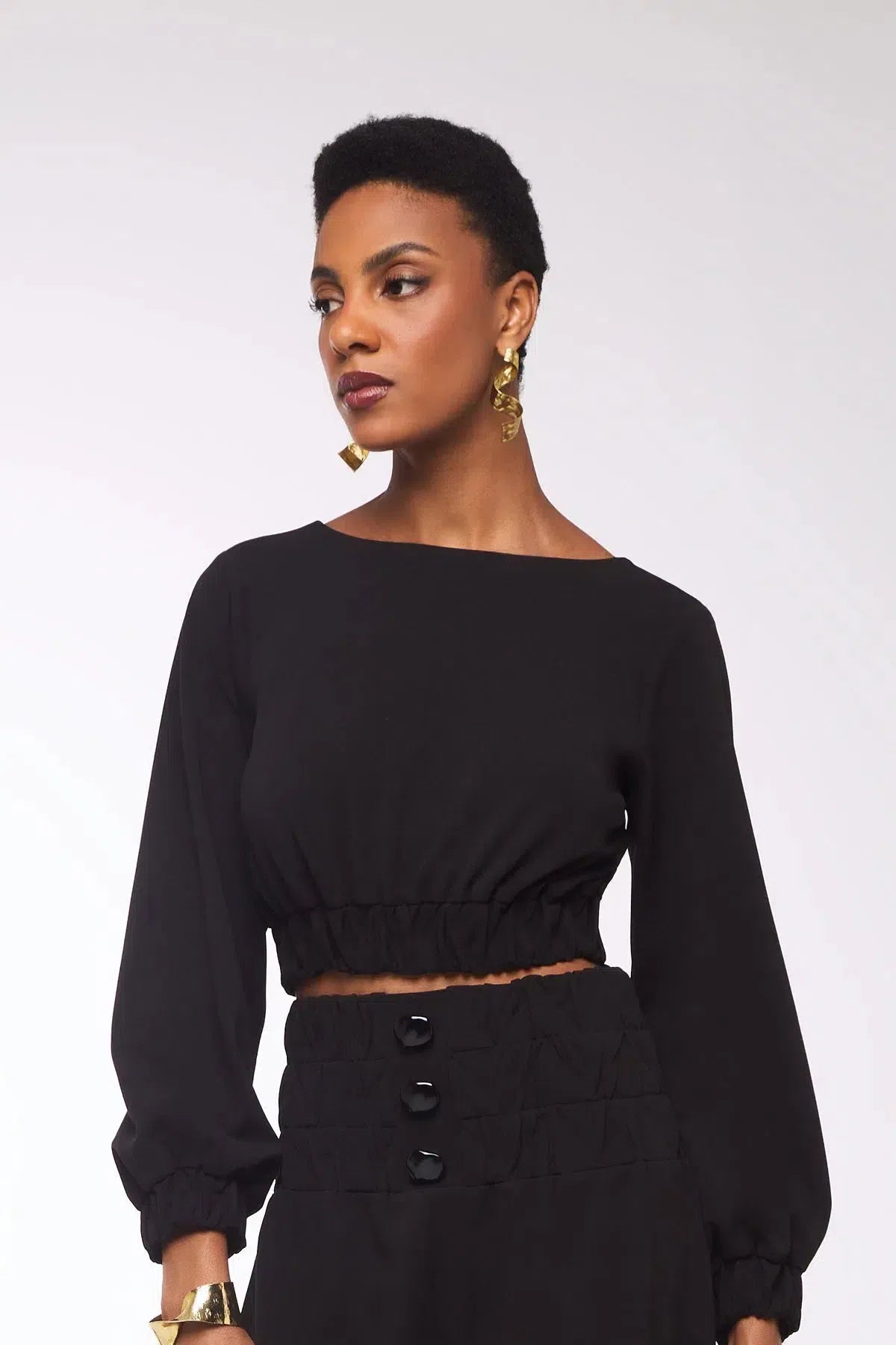 Cropped Elisa Preto