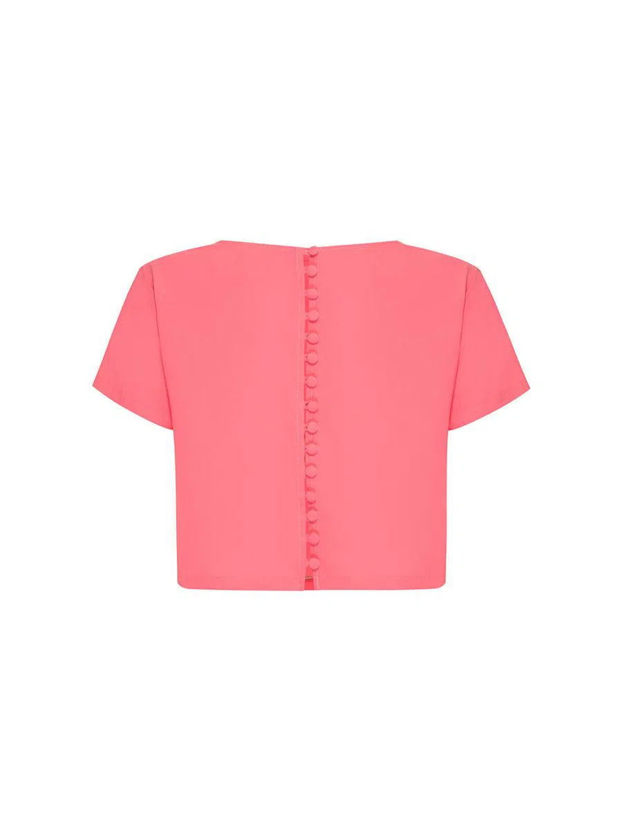 Cropped Lana Rosa Chiclete-Undertop-Cropped