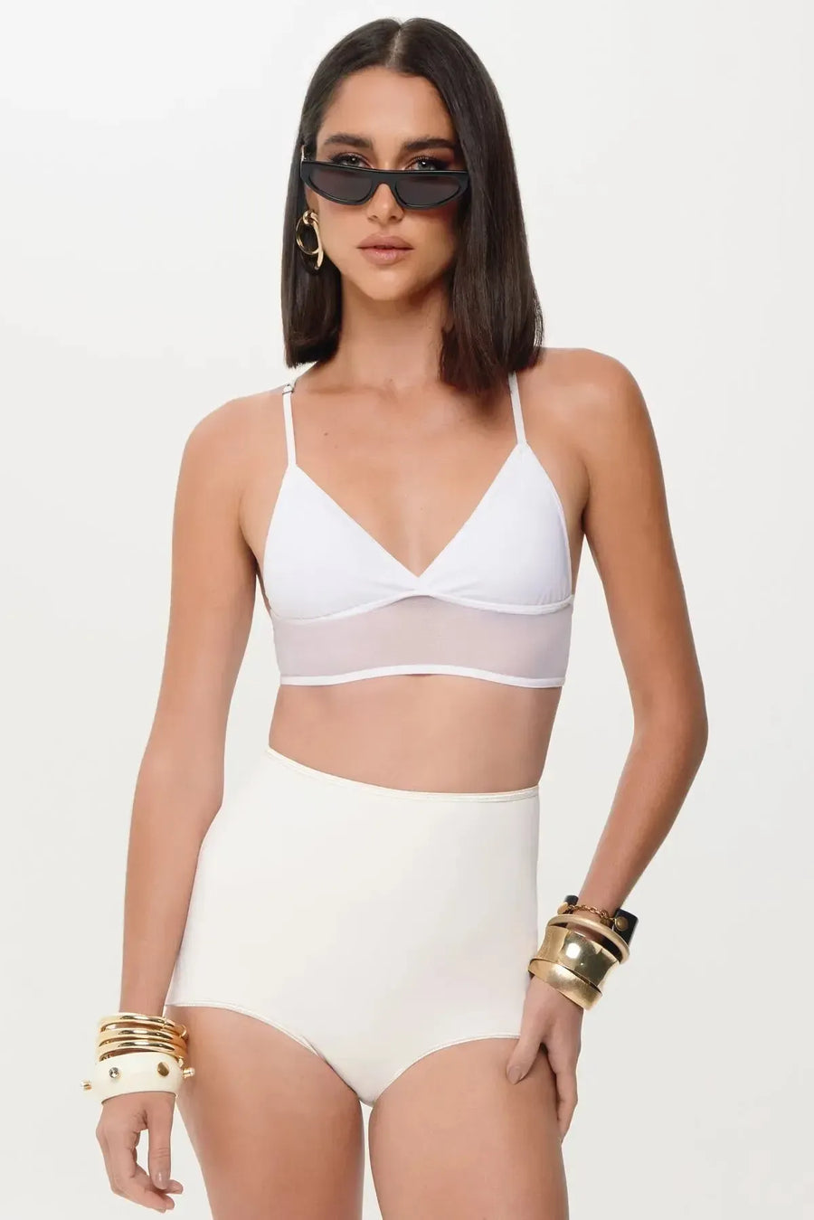 Hot Pant Andrea Basic Branco
