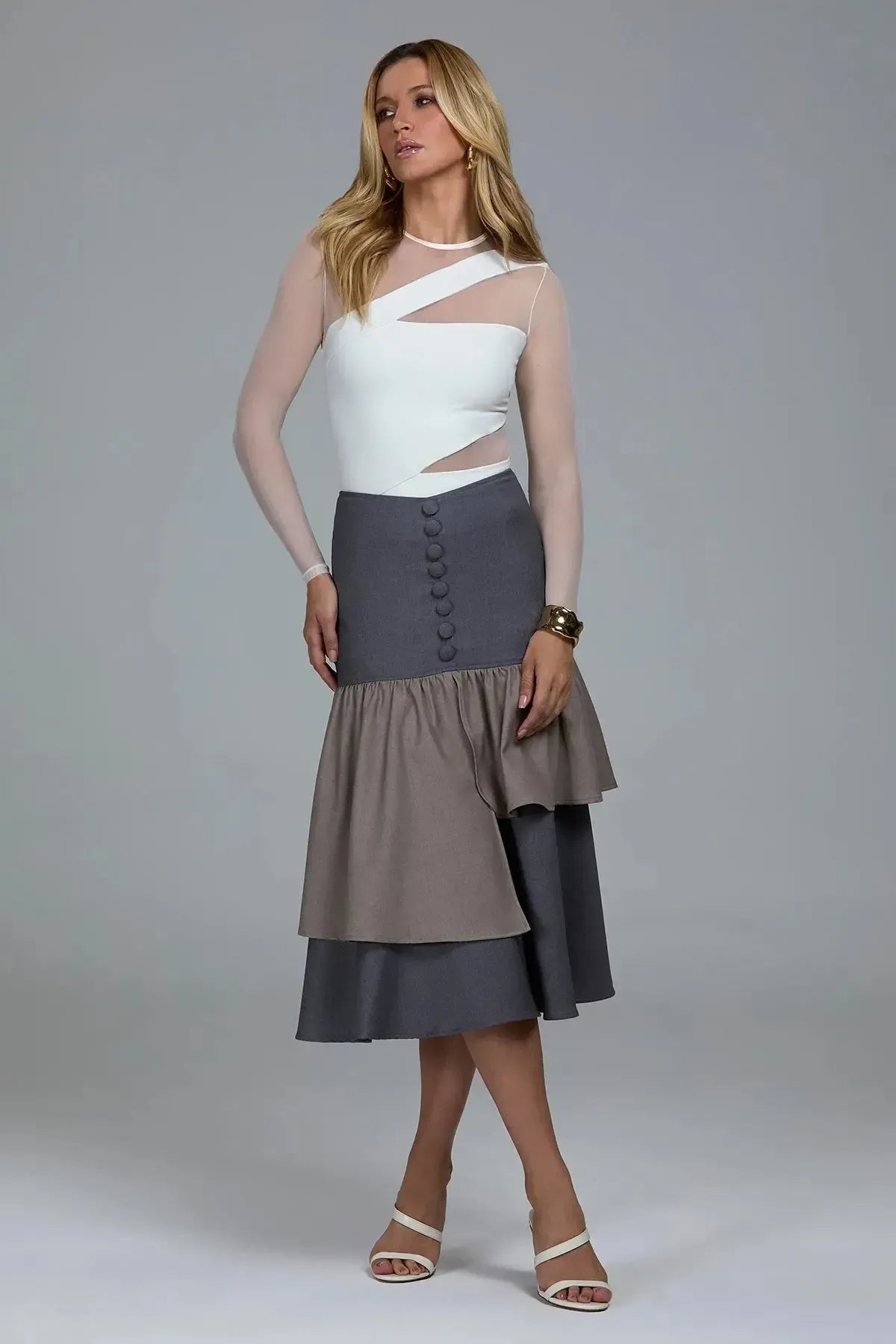 Saia Donna Cinza