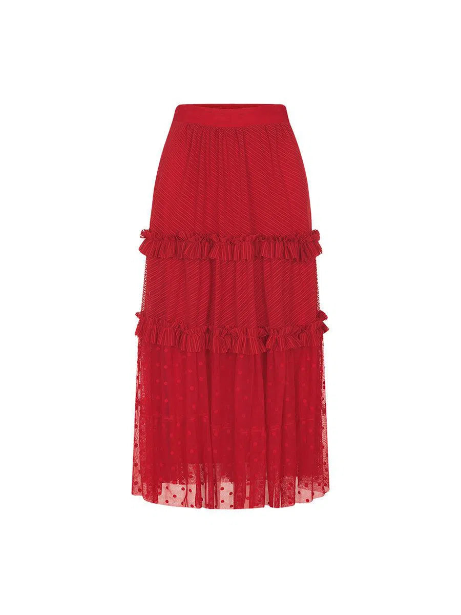 Saia Franscesca Vermelha