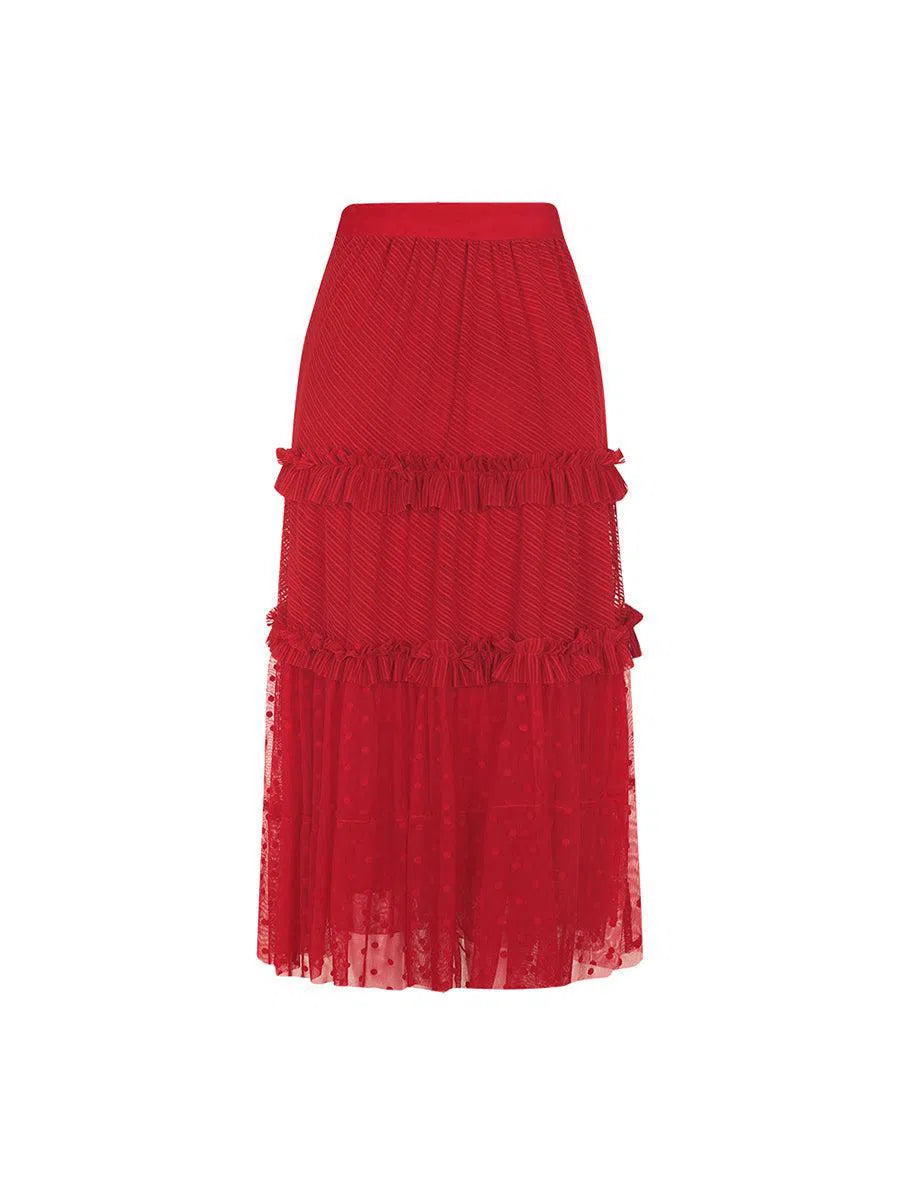 Saia Franscesca Vermelha