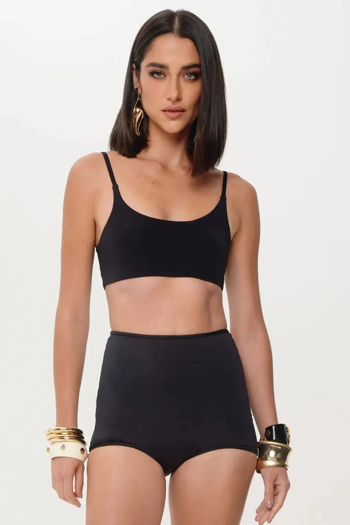 Top Natalia Basic Preto
